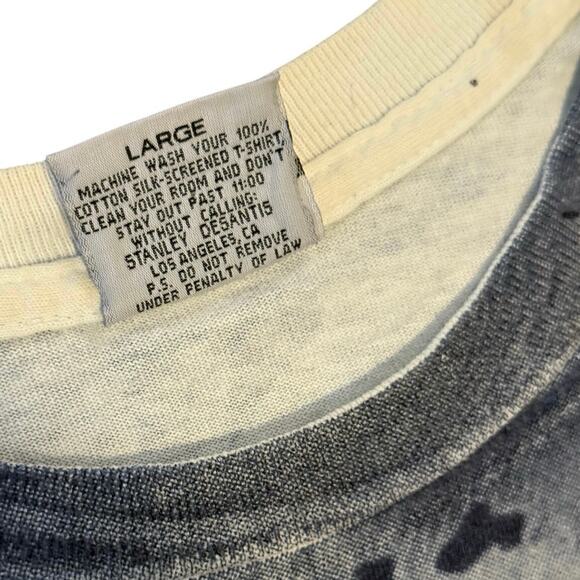 Vintage 90s The Wizard of Oz Stanley Desantis AOP Double Sided Shirt Adult Large - Picture 6 of 6